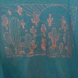 Short sleeve cactus shirt